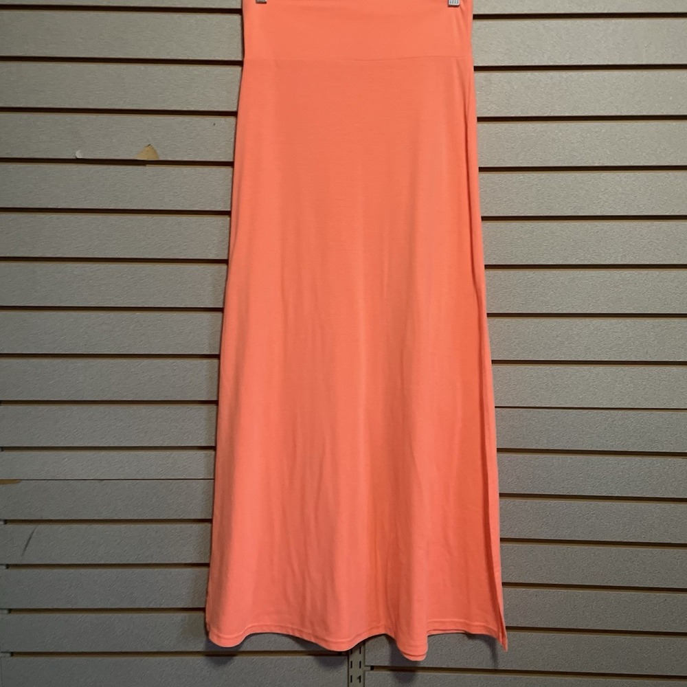 Maurice's Electric Orange‎ (pinkish Orange) Long Maxi Skirt Medium